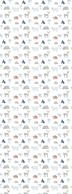 Store enrouleur animaux de la pluie en montagne