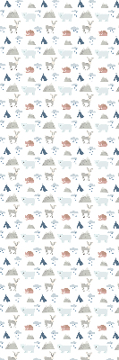 Store enrouleur animaux de la pluie en montagne