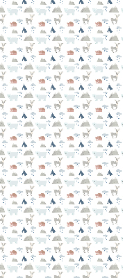 Store enrouleur animaux de la pluie en montagne