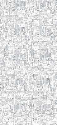 Store enrouleur croquis de la ville
