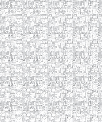 Store enrouleur croquis de la ville