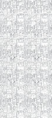 Store enrouleur croquis de la ville