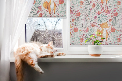 Store intérieur fenêtre pour animaux et plantes