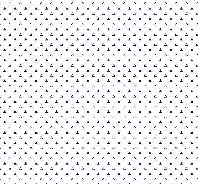 Store enrouleur triangles