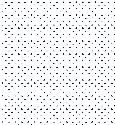 Store enrouleur triangles