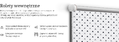 Store enrouleur triangles