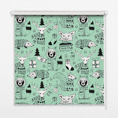 Store intérieur fenêtre pour animaux d'hiver