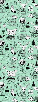 Store intérieur fenêtre pour animaux d'hiver