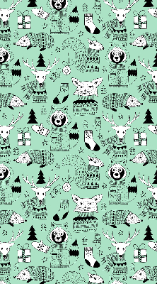 Store intérieur fenêtre pour animaux d'hiver