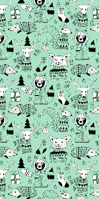 Store intérieur fenêtre pour animaux d'hiver