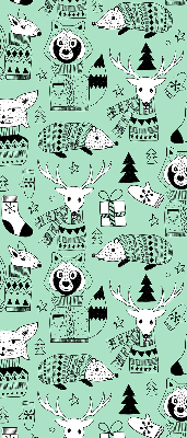 Store intérieur fenêtre pour animaux d'hiver