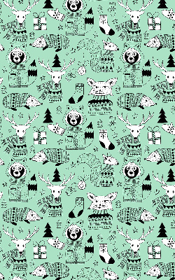 Store intérieur fenêtre pour animaux d'hiver