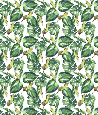Store enrouleur plantes tropicales