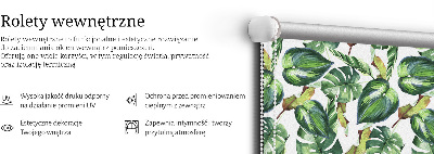 Store enrouleur plantes tropicales