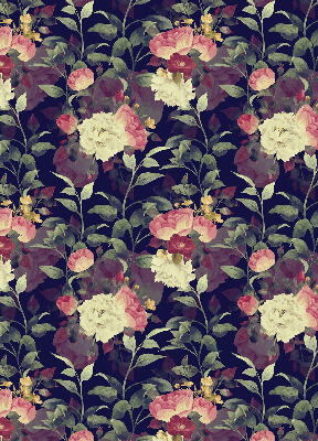 Store enrouleur fleurs