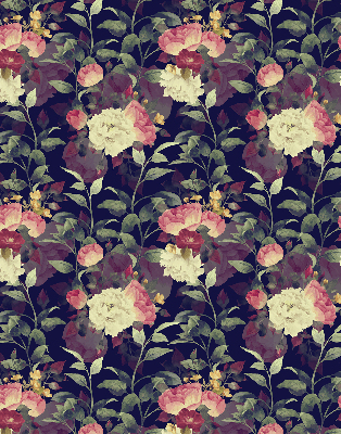 Store enrouleur fleurs