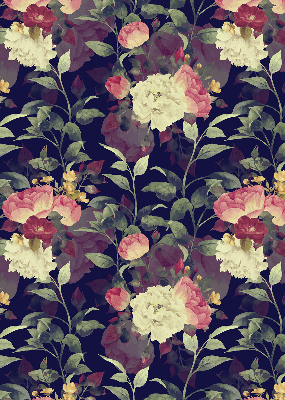 Store enrouleur fleurs