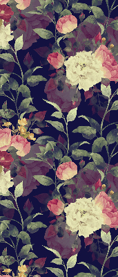 Store enrouleur fleurs