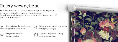 Store enrouleur fleurs
