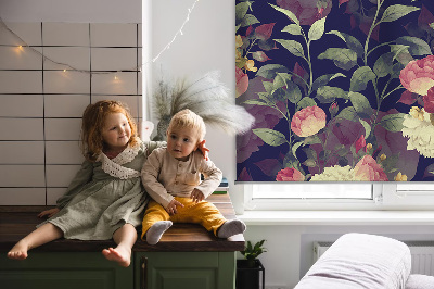Store enrouleur fleurs