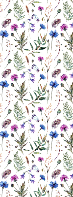 Store enrouleur à fleurs colorées