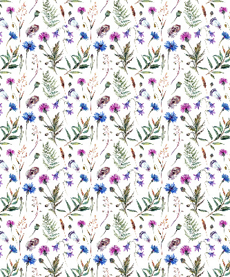 Store enrouleur à fleurs colorées