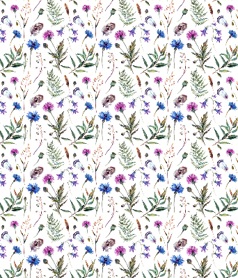 Store enrouleur à fleurs colorées