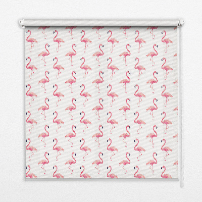 Store intérieur en forme de flamants roses