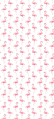 Store intérieur en forme de flamants roses