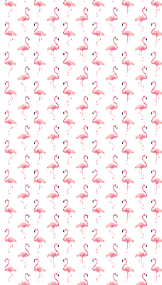 Store intérieur en forme de flamants roses