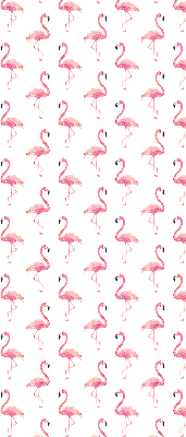Store intérieur en forme de flamants roses