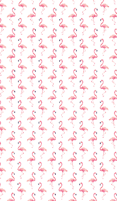 Store intérieur en forme de flamants roses