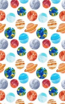Store enrouleur avec le motif Planètes