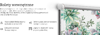 Store intérieur plantes vertes