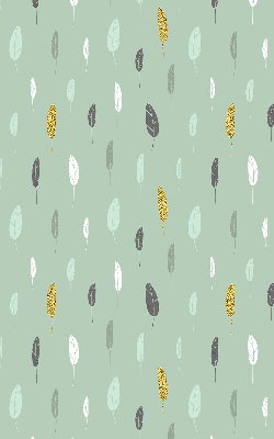 Store intérieur fenêtre avec arbres colorés
