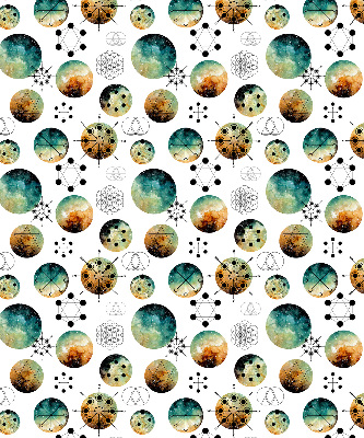 Cercles colorés store intérieur