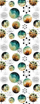 Cercles colorés store intérieur