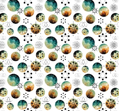 Cercles colorés store intérieur