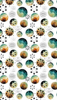 Cercles colorés store intérieur