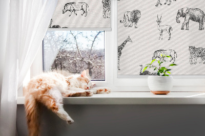 Store enrouleur animaux