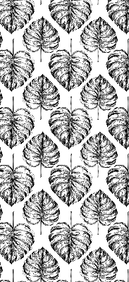 Store intérieur en feuilles grises