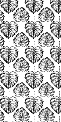 Store intérieur en feuilles grises