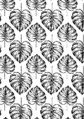 Store intérieur en feuilles grises