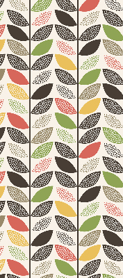 Store enrouleur en feuilles colorées