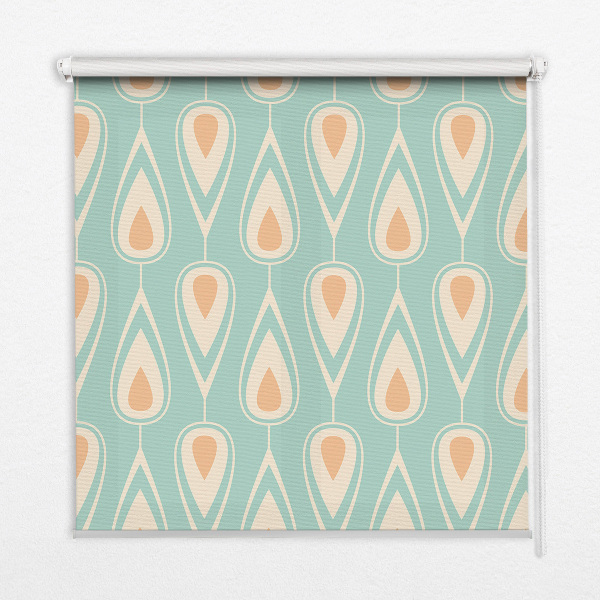 Store intérieur fenêtre en forme d’avocat coloré