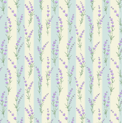 Store enrouleur à fleurs violettes