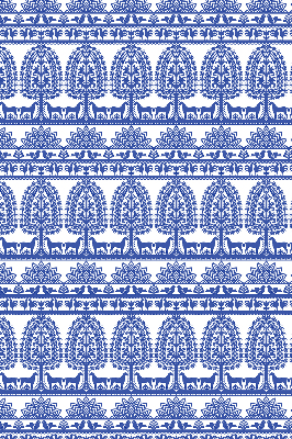 Store intérieur fenêtre de couleur bleu
