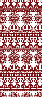 Store intérieur motif marron