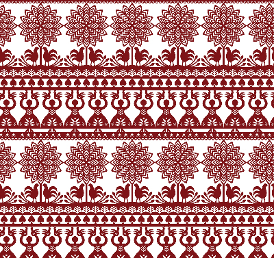 Store intérieur motif marron