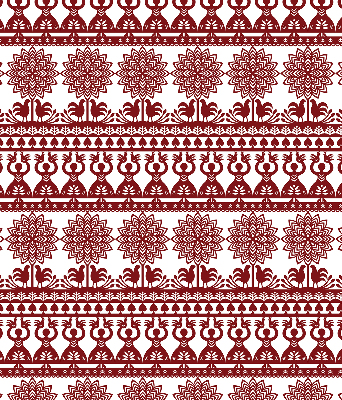 Store intérieur motif marron